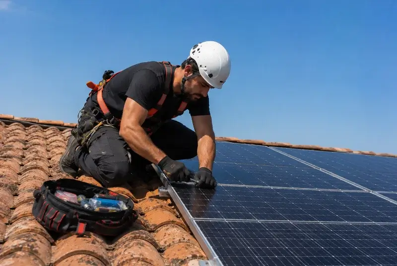 Maintenance et monitoring de panneaux solaires à Inguiniel